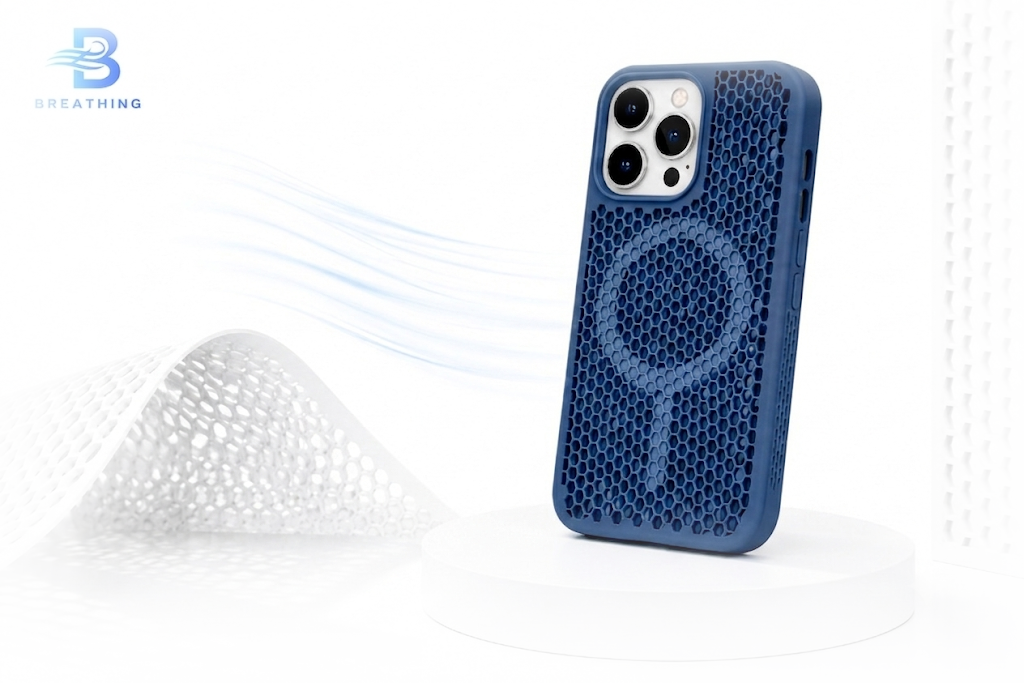 Coque MagChill® anti-surchauffe MagSafe iPhone — Bleu foncé