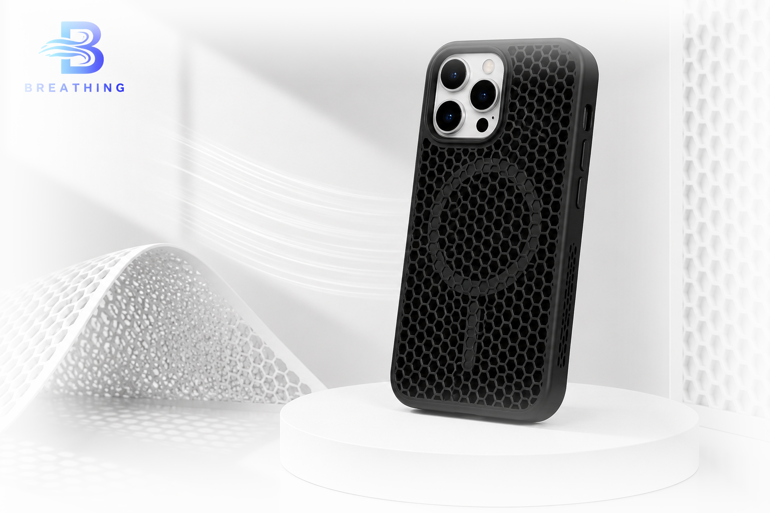 Coque MagChill® anti-surchauffe MagSafe iPhone — Noir