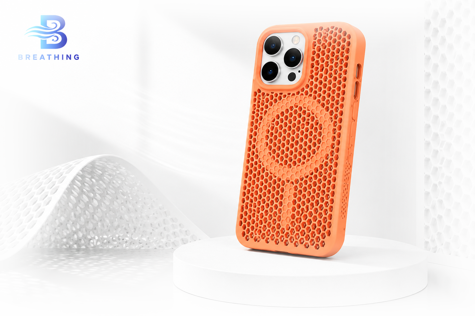Coque MagChill® anti-surchauffe MagSafe iPhone — Orange