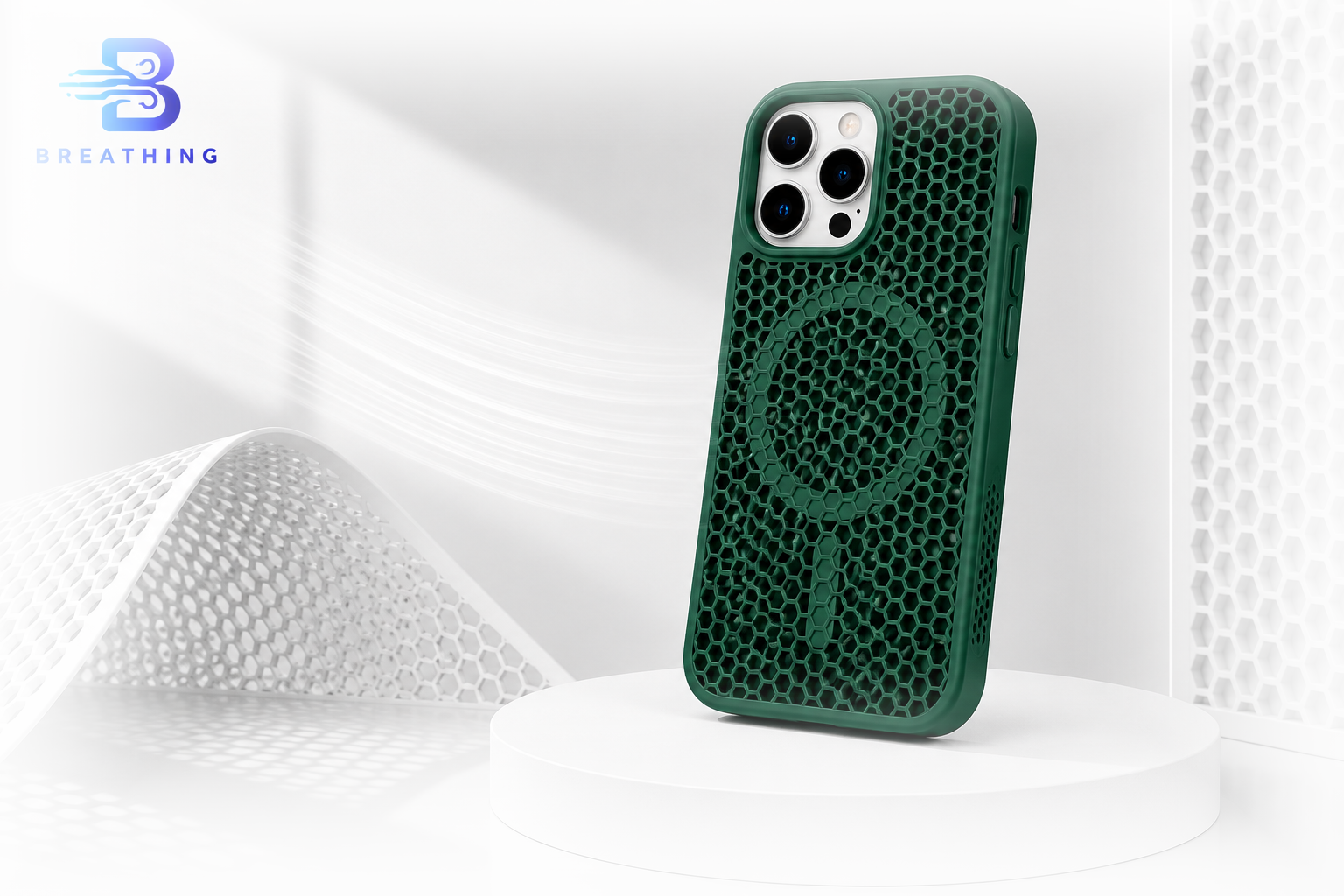 Coque MagChill® anti-surchauffe MagSafe Samsung Galaxy — Vert foncé